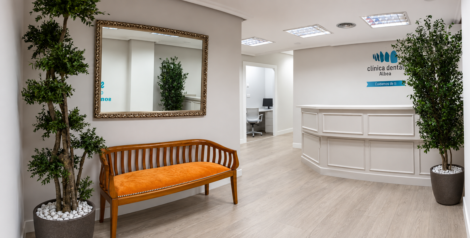 Recepción de Clínica Dental Albea